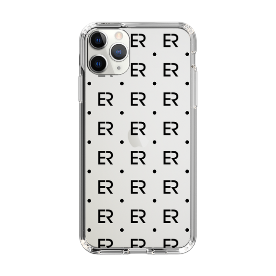 Slim Protection Case［ EVRIS - Monogram - Black ］