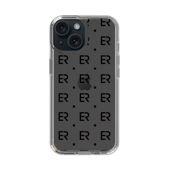 Slim Protection Case［ EVRIS - Monogram - Black ］