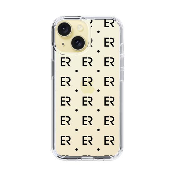 Slim Protection Case［ EVRIS - Monogram - Black ］