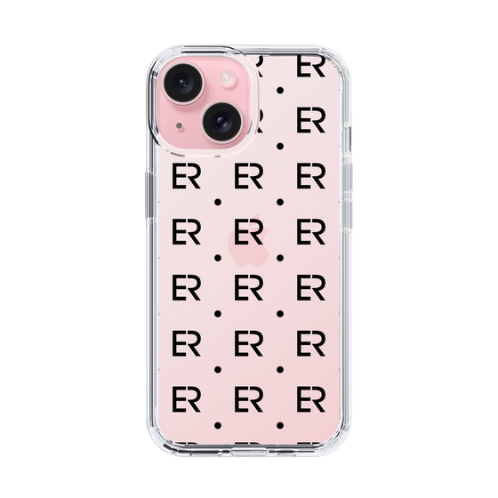 Slim Protection Case［ EVRIS - Monogram - Black ］