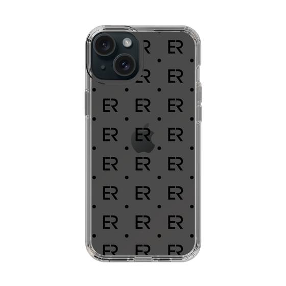 Slim Protection Case［ EVRIS - Monogram - Black ］