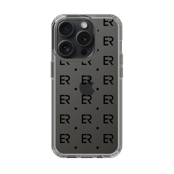 Slim Protection Case［ EVRIS - Monogram - Black ］