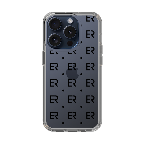 Slim Protection Case［ EVRIS - Monogram - Black ］