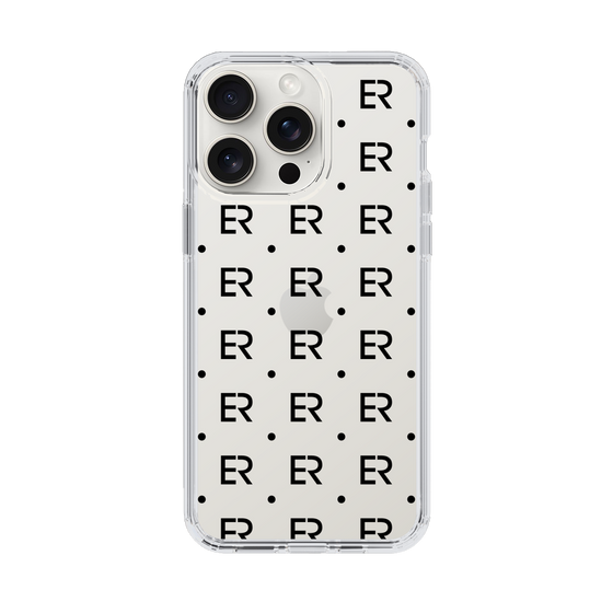 Slim Protection Case［ EVRIS - Monogram - Black ］