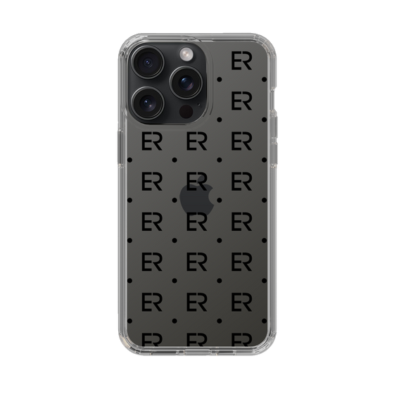 Slim Protection Case［ EVRIS - Monogram - Black ］