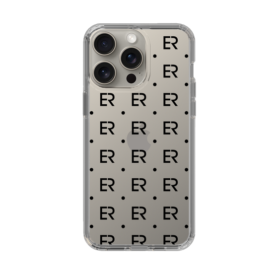 Slim Protection Case［ EVRIS - Monogram - Black ］