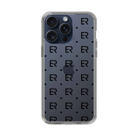 Slim Protection Case［ EVRIS - Monogram - Black ］