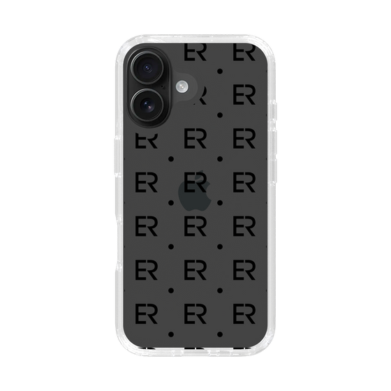 Slim Protection Case［ EVRIS - Monogram - Black ］