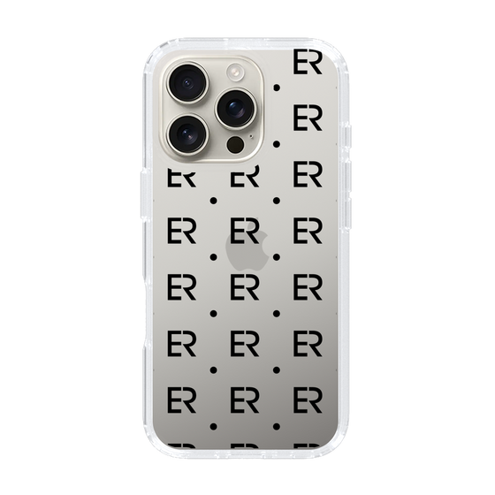 Slim Protection Case［ EVRIS - Monogram - Black ］