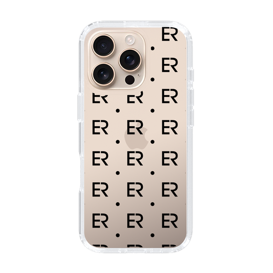 Slim Protection Case［ EVRIS - Monogram - Black ］