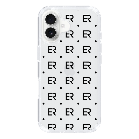 Slim Protection Case［ EVRIS - Monogram - Black ］