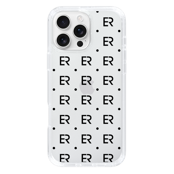 Slim Protection Case［ EVRIS - Monogram - Black ］