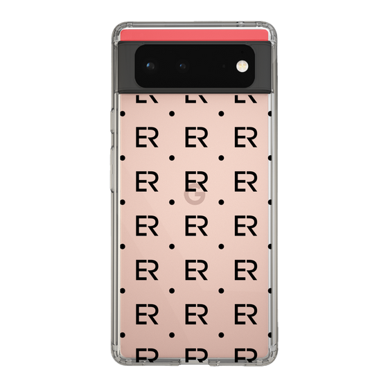 Slim Protection Case［ EVRIS - Monogram - Black ］