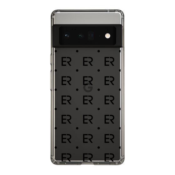 Slim Protection Case［ EVRIS - Monogram - Black ］
