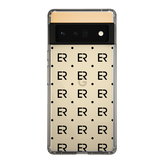 Slim Protection Case［ EVRIS - Monogram - Black ］