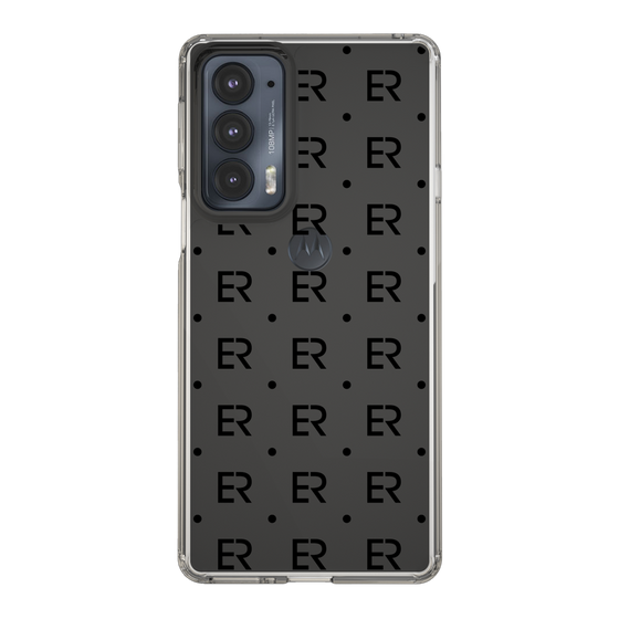 Slim Protection Case［ EVRIS - Monogram - Black ］