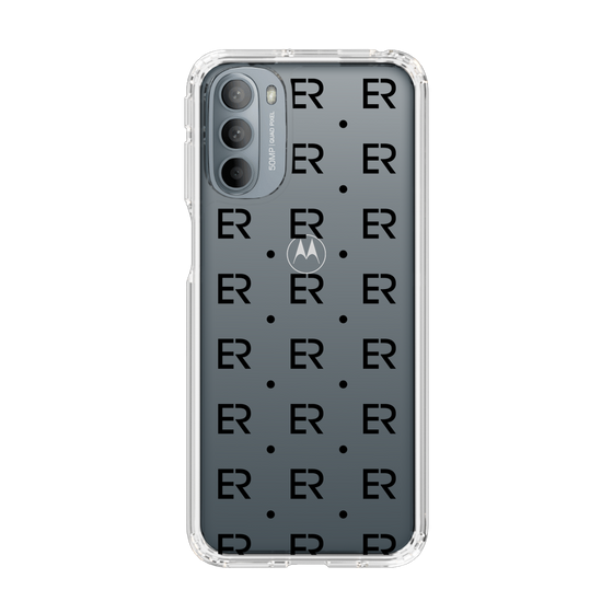 Slim Protection Case［ EVRIS - Monogram - Black ］