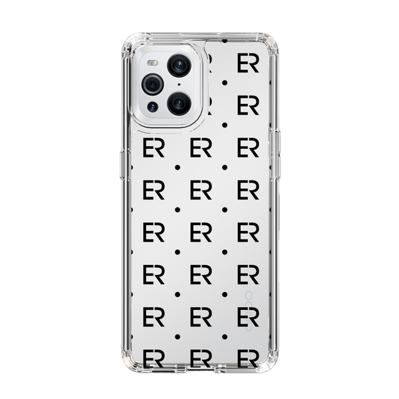 Slim Protection Case［ EVRIS - Monogram - Black ］