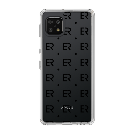 Slim Protection Case［ EVRIS - Monogram - Black ］