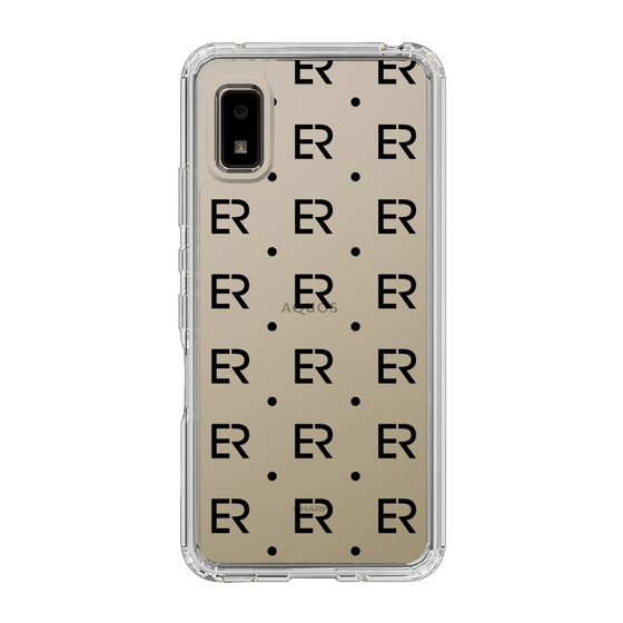 Slim Protection Case［ EVRIS - Monogram - Black ］