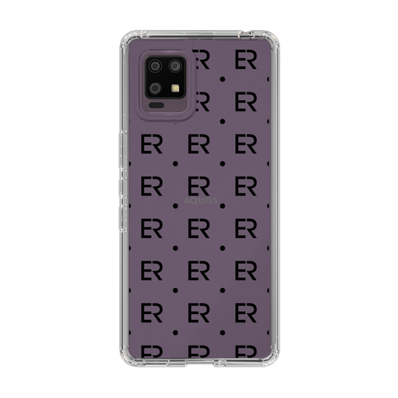 Slim Protection Case［ EVRIS - Monogram - Black ］