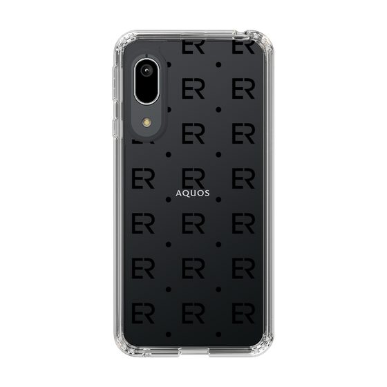 Slim Protection Case［ EVRIS - Monogram - Black ］
