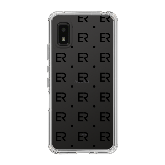 Slim Protection Case［ EVRIS - Monogram - Black ］
