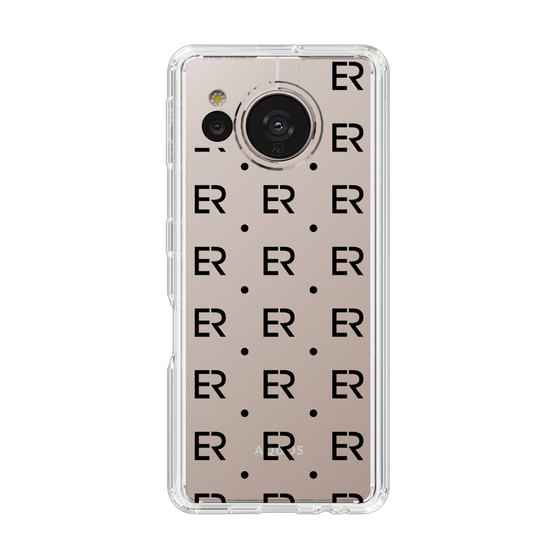 Slim Protection Case［ EVRIS - Monogram - Black ］