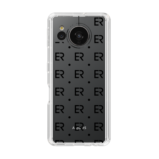 Slim Protection Case［ EVRIS - Monogram - Black ］