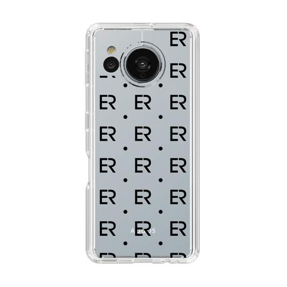 Slim Protection Case［ EVRIS - Monogram - Black ］