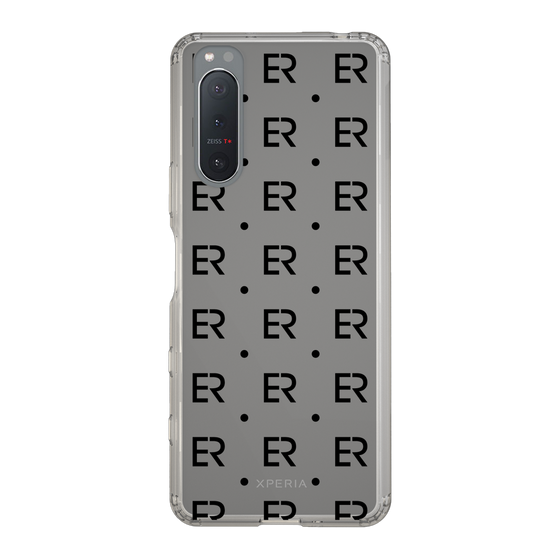Slim Protection Case［ EVRIS - Monogram - Black ］
