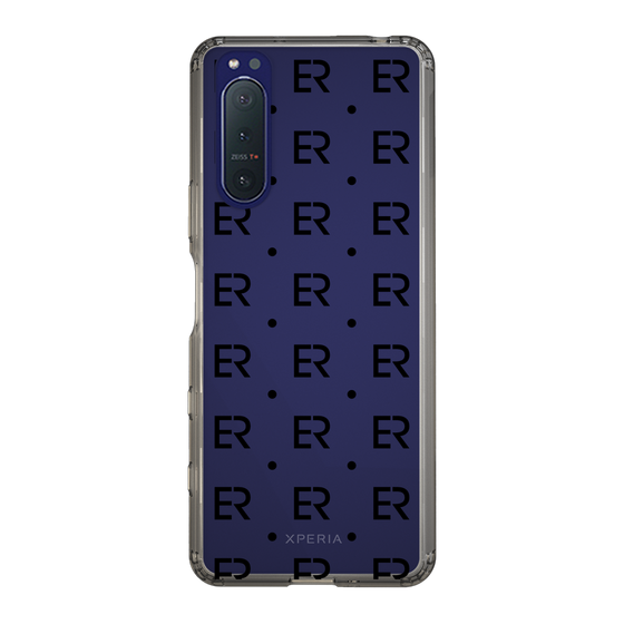 Slim Protection Case［ EVRIS - Monogram - Black ］