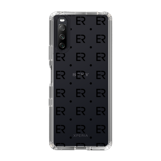 Slim Protection Case［ EVRIS - Monogram - Black ］