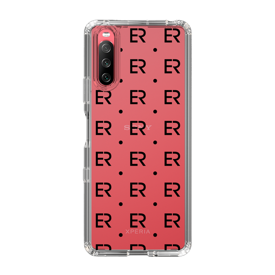 Slim Protection Case［ EVRIS - Monogram - Black ］