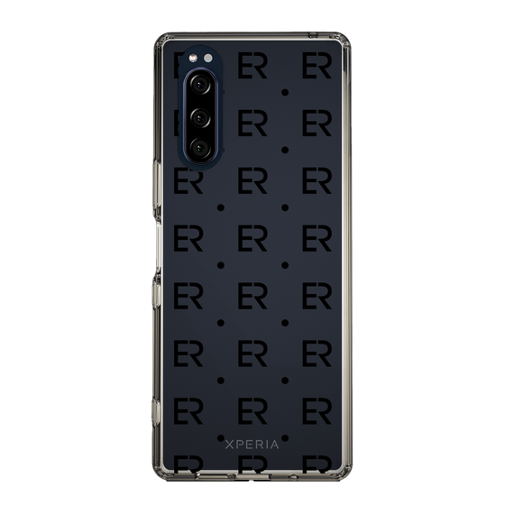 Slim Protection Case［ EVRIS - Monogram - Black ］