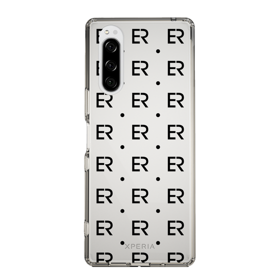 Slim Protection Case［ EVRIS - Monogram - Black ］