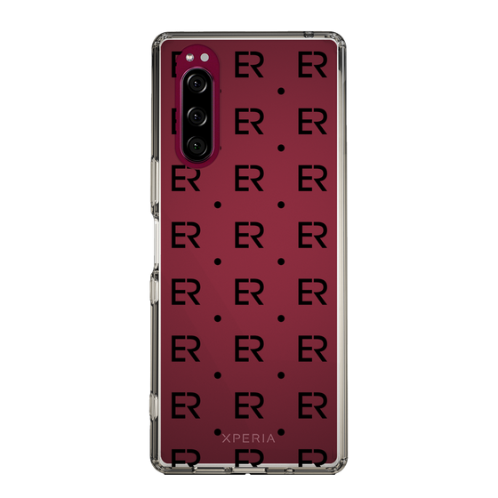 Slim Protection Case［ EVRIS - Monogram - Black ］