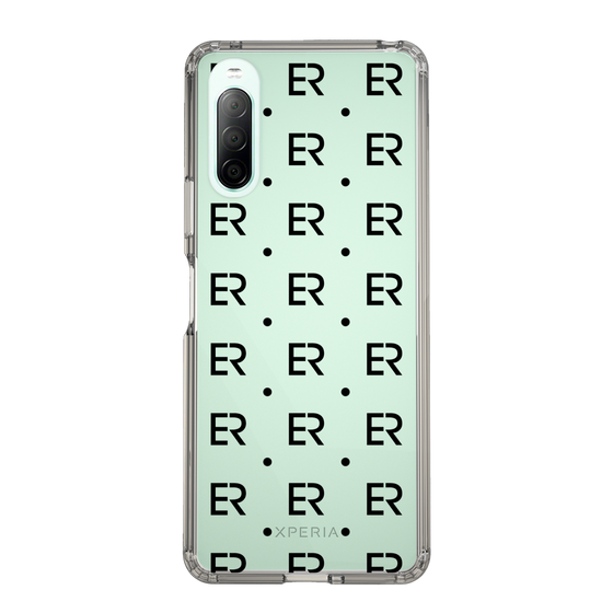 Slim Protection Case［ EVRIS - Monogram - Black ］