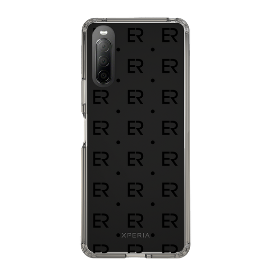 Slim Protection Case［ EVRIS - Monogram - Black ］