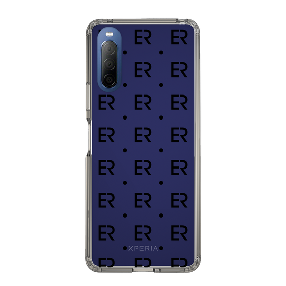 Slim Protection Case［ EVRIS - Monogram - Black ］
