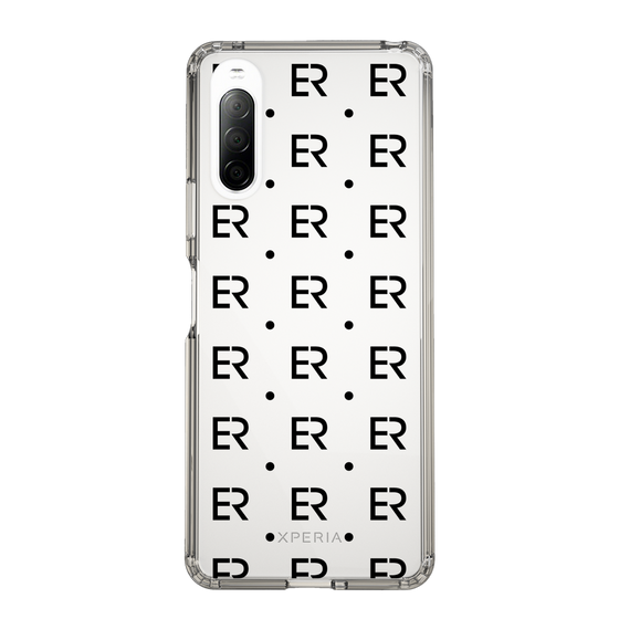 Slim Protection Case［ EVRIS - Monogram - Black ］