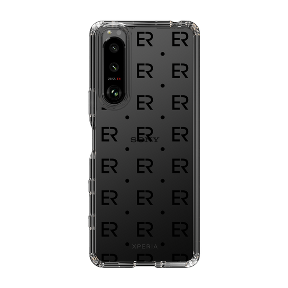 Slim Protection Case［ EVRIS - Monogram - Black ］