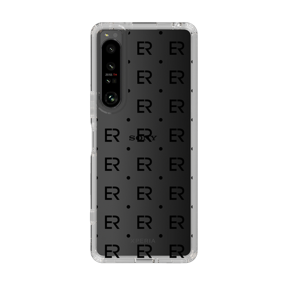 Slim Protection Case［ EVRIS - Monogram - Black ］
