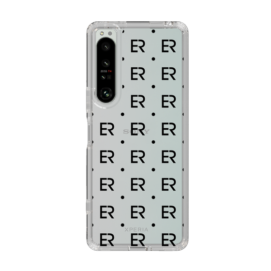 Slim Protection Case［ EVRIS - Monogram - Black ］
