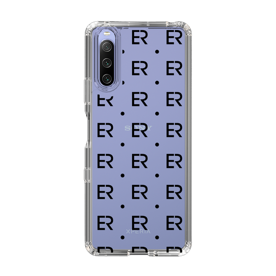 Slim Protection Case［ EVRIS - Monogram - Black ］