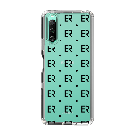 Slim Protection Case［ EVRIS - Monogram - Black ］