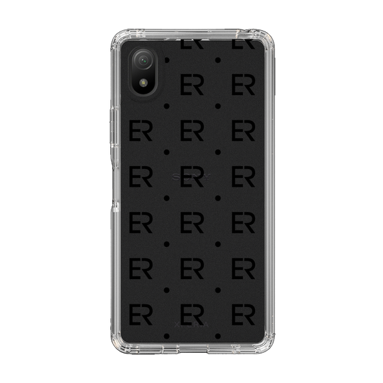 Slim Protection Case［ EVRIS - Monogram - Black ］