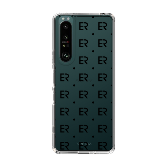 Slim Protection Case［ EVRIS - Monogram - Black ］