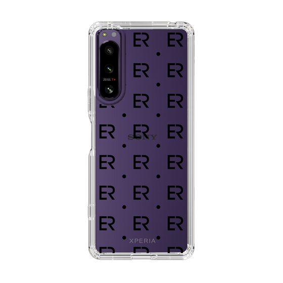 Slim Protection Case［ EVRIS - Monogram - Black ］