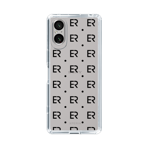 Slim Protection Case［ EVRIS - Monogram - Black ］